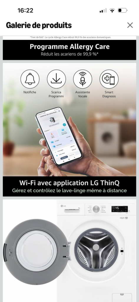 Стиральная машинка LG