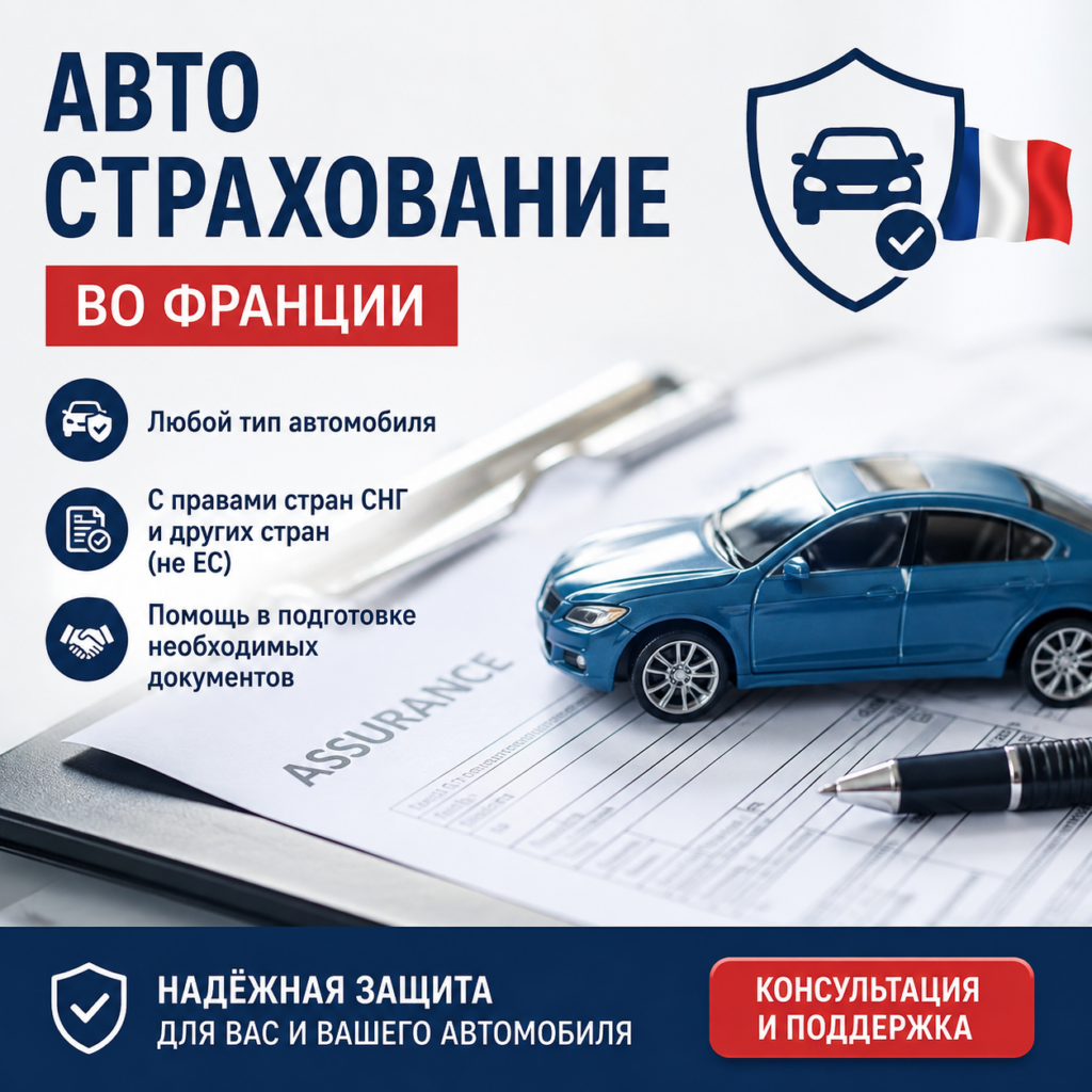 🚗 Автострахование во Франции!
