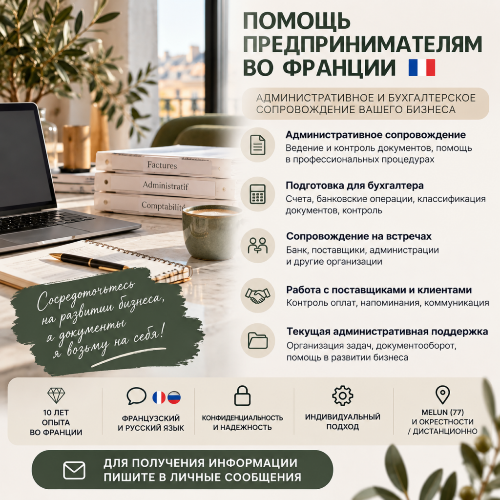 ПОМОЩЬ ПРЕДПРИНИМАТЕЛЯМ ВО ФРАНЦИИ