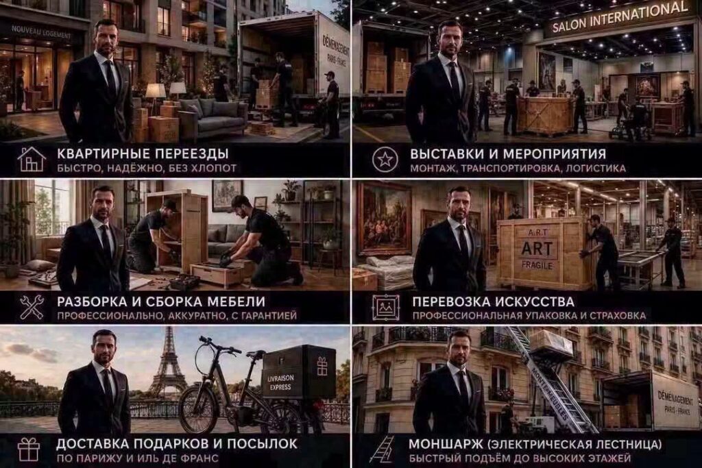 Грузоперевозки по Парижу и Франции , Европе
